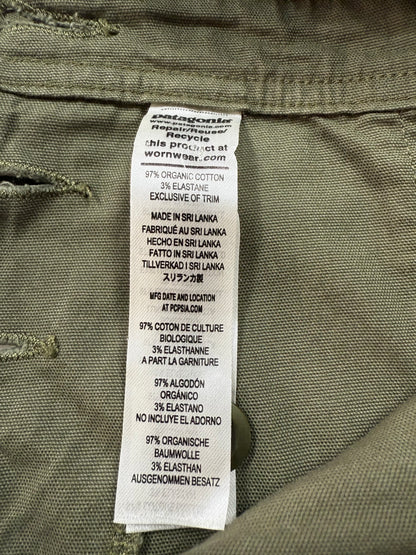 【Patagonia】オーガニックコットン混 オーバーオール レディース つなぎ カーキ系 サイズ4