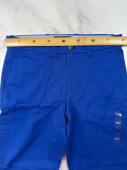 TOMMY HILFIGER（トミーヒルフィガー）スリムフィット チノパン ブルー メンズ 30×30 コットンストレッチ