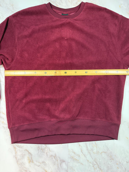 NIKE（ナイキ）Dri-FIT クルーネック スウェット トレーナー ボルドー Lサイズ