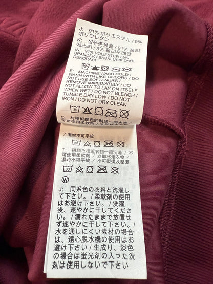 NIKE（ナイキ）Dri-FIT クルーネック スウェット トレーナー ボルドー Lサイズ
