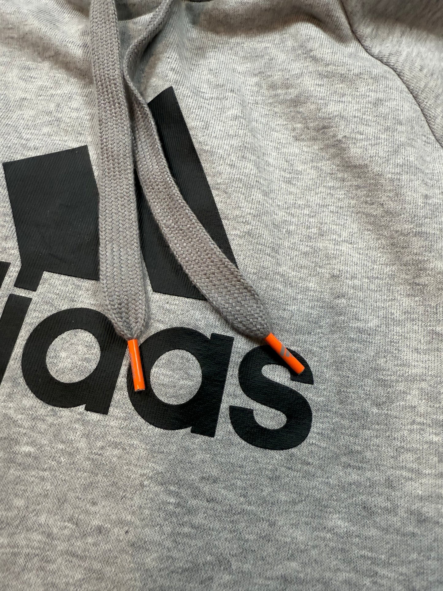 【adidas】アディダス パーカー フーディー グレー M相当 メンズ スポーツ カジュアル