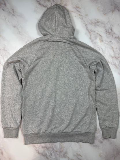 【adidas】アディダス パーカー フーディー グレー M相当 メンズ スポーツ カジュアル