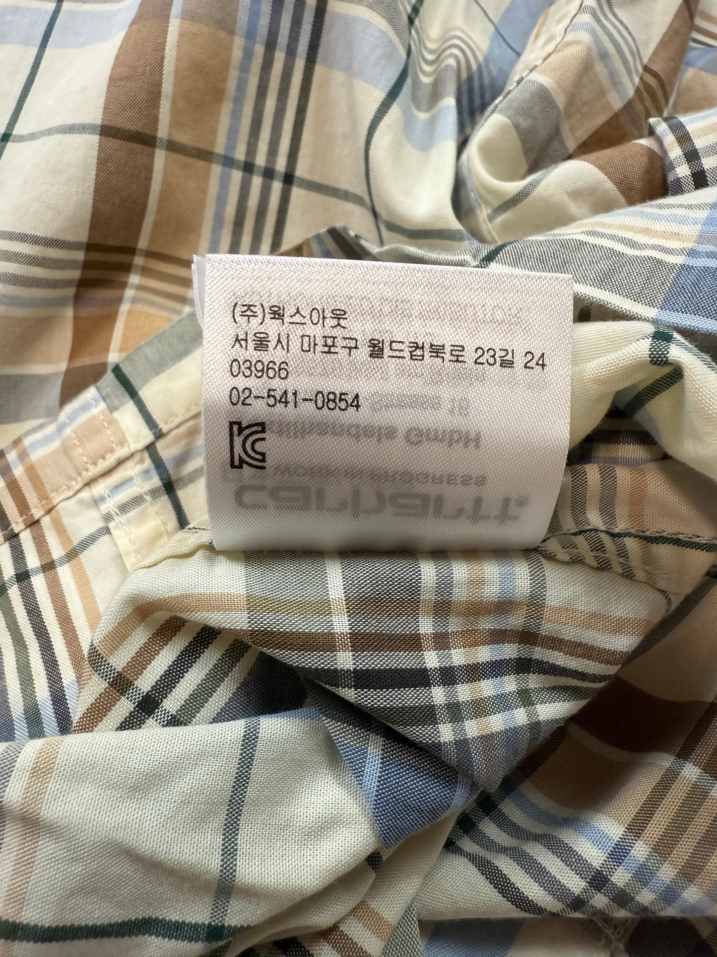 【Carhartt/カーハート】WIP チェック柄 半袖シャツ XXLサイズ コットン100% メンズ カジュアルシャツ