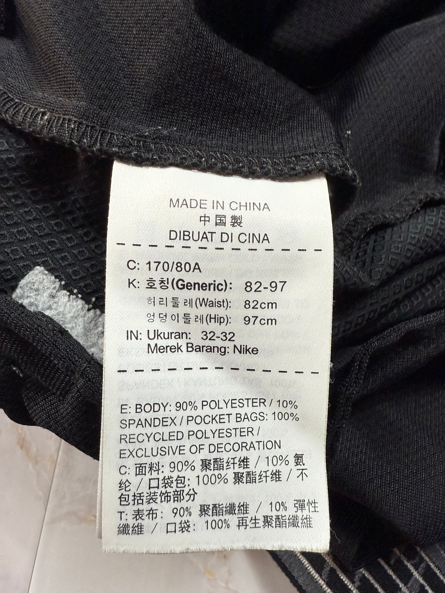 【NIKE】ナイキ Dri-FIT ストレッチゴルフパンツ ブラック 32×32 メンズ スポーツウェア