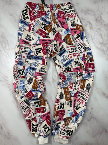 【adidas × IVY PARK】コラボ スウェット セットアップ XS/M ユニセックス 総柄 トレーナー＆パンツ コットン100%