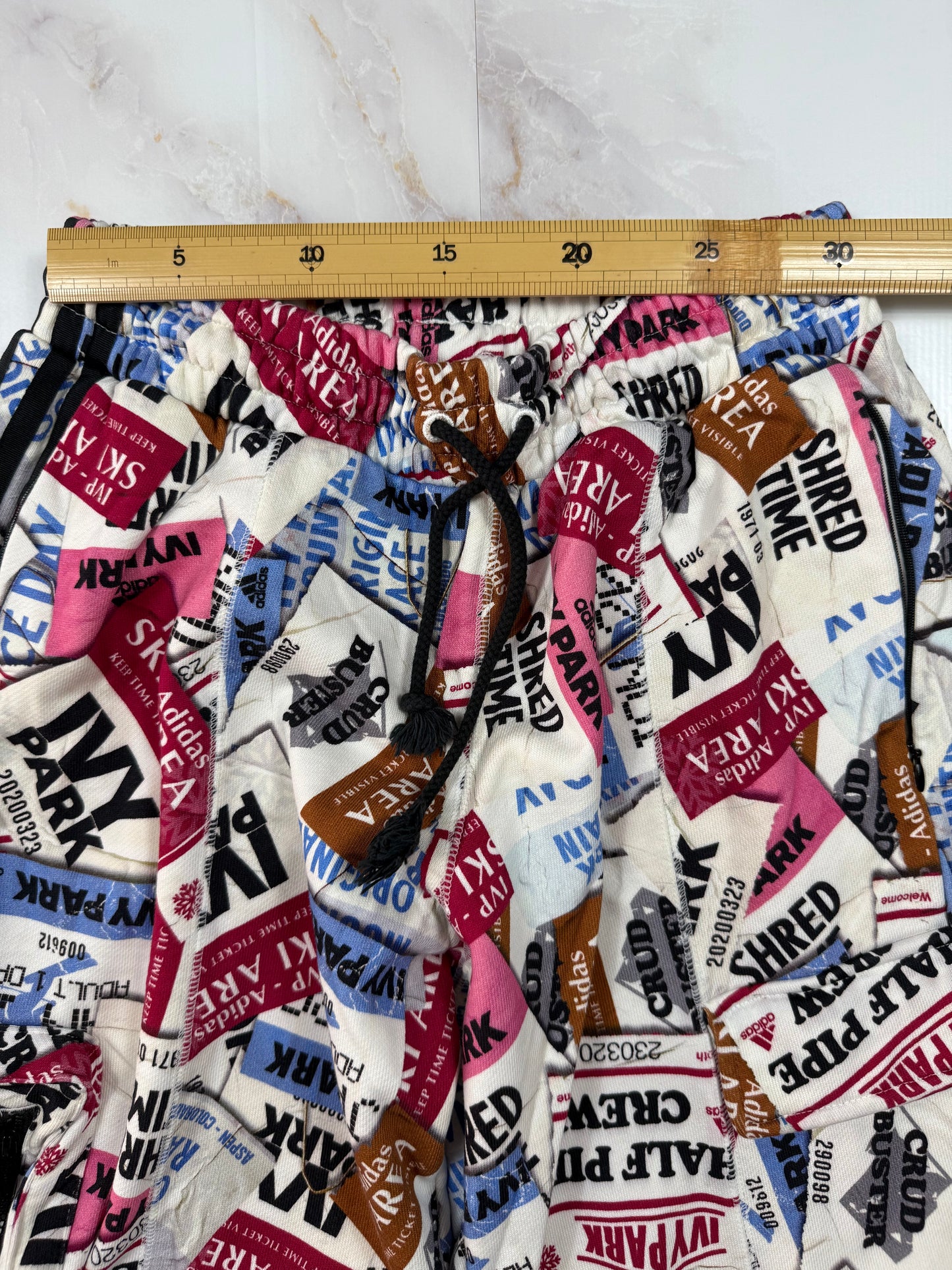 【adidas × IVY PARK】コラボ スウェット セットアップ XS/M ユニセックス 総柄 トレーナー＆パンツ コットン100%