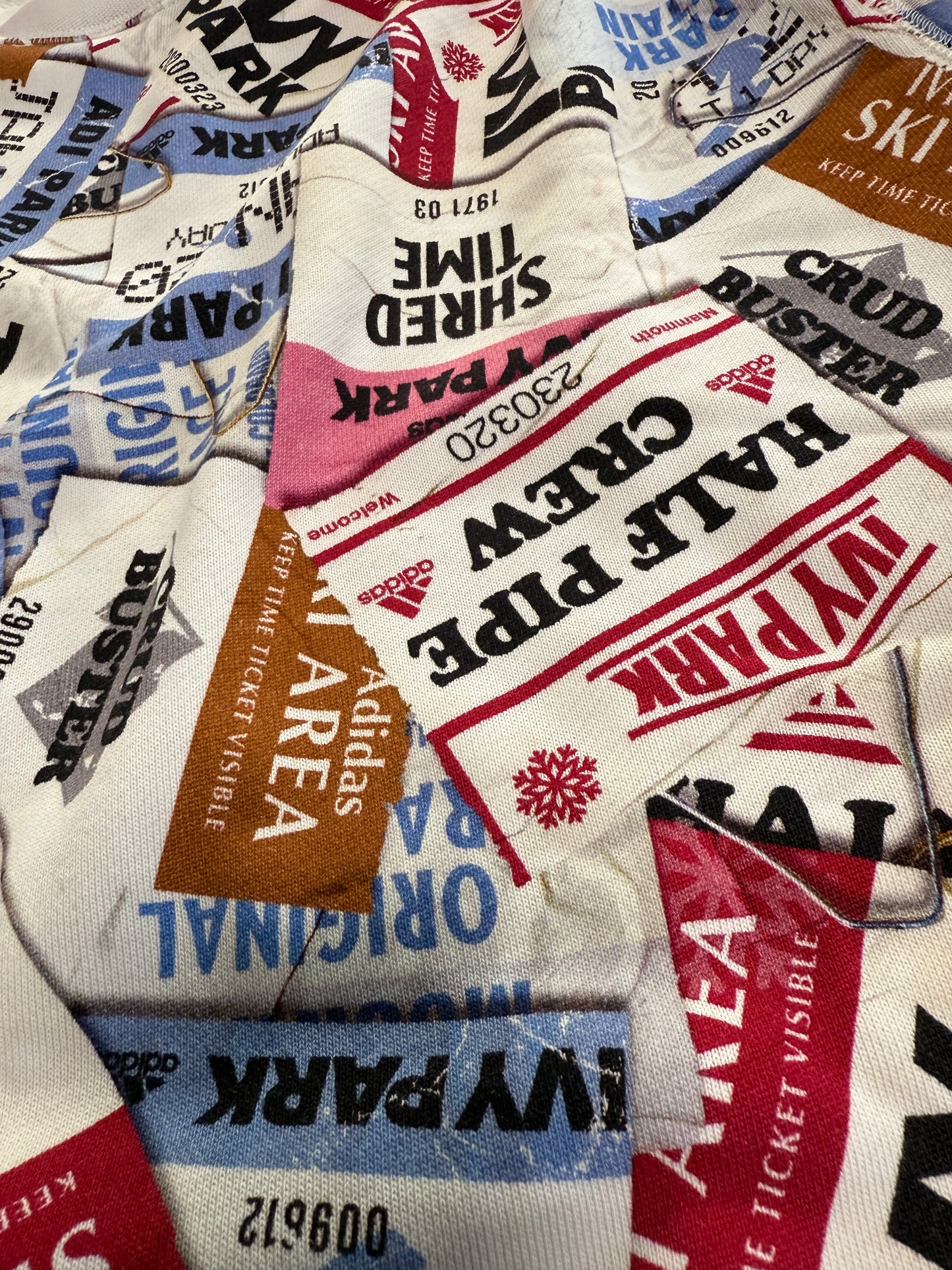 【adidas × IVY PARK】コラボ スウェット セットアップ XS/M ユニセックス 総柄 トレーナー＆パンツ コットン100%