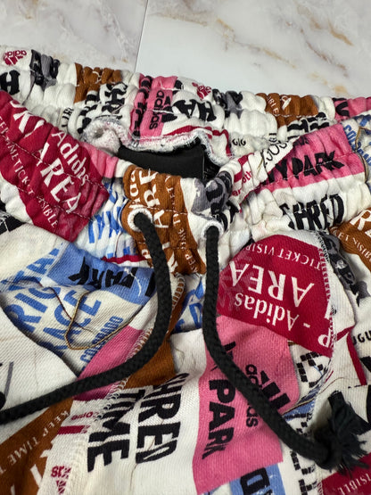 【adidas × IVY PARK】コラボ スウェット セットアップ XS/M ユニセックス 総柄 トレーナー＆パンツ コットン100%