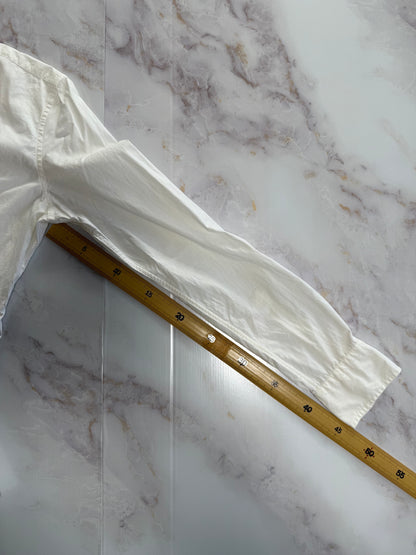 【POLO RALPH LAUREN】ポロ ラルフローレン レディース シャツ 長袖 ホワイト 無地 シンプル ワイシャツ サイズ4