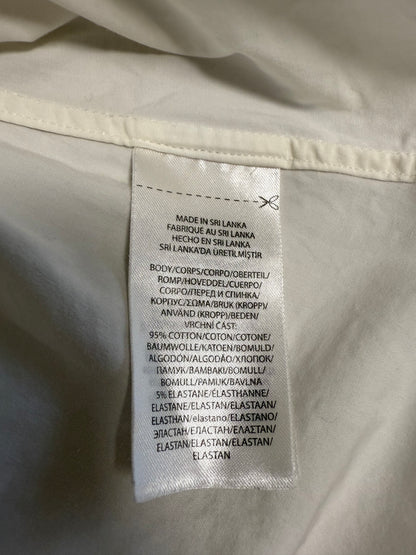 【POLO RALPH LAUREN】ポロ ラルフローレン レディース シャツ 長袖 ホワイト 無地 シンプル ワイシャツ サイズ4