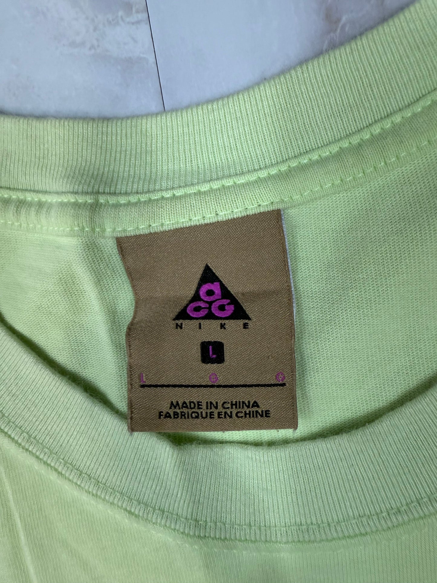 【NIKE ACG】半袖Tシャツ Lサイズ ライトグリーン | ナイキ アウトドア カジュアルウェア