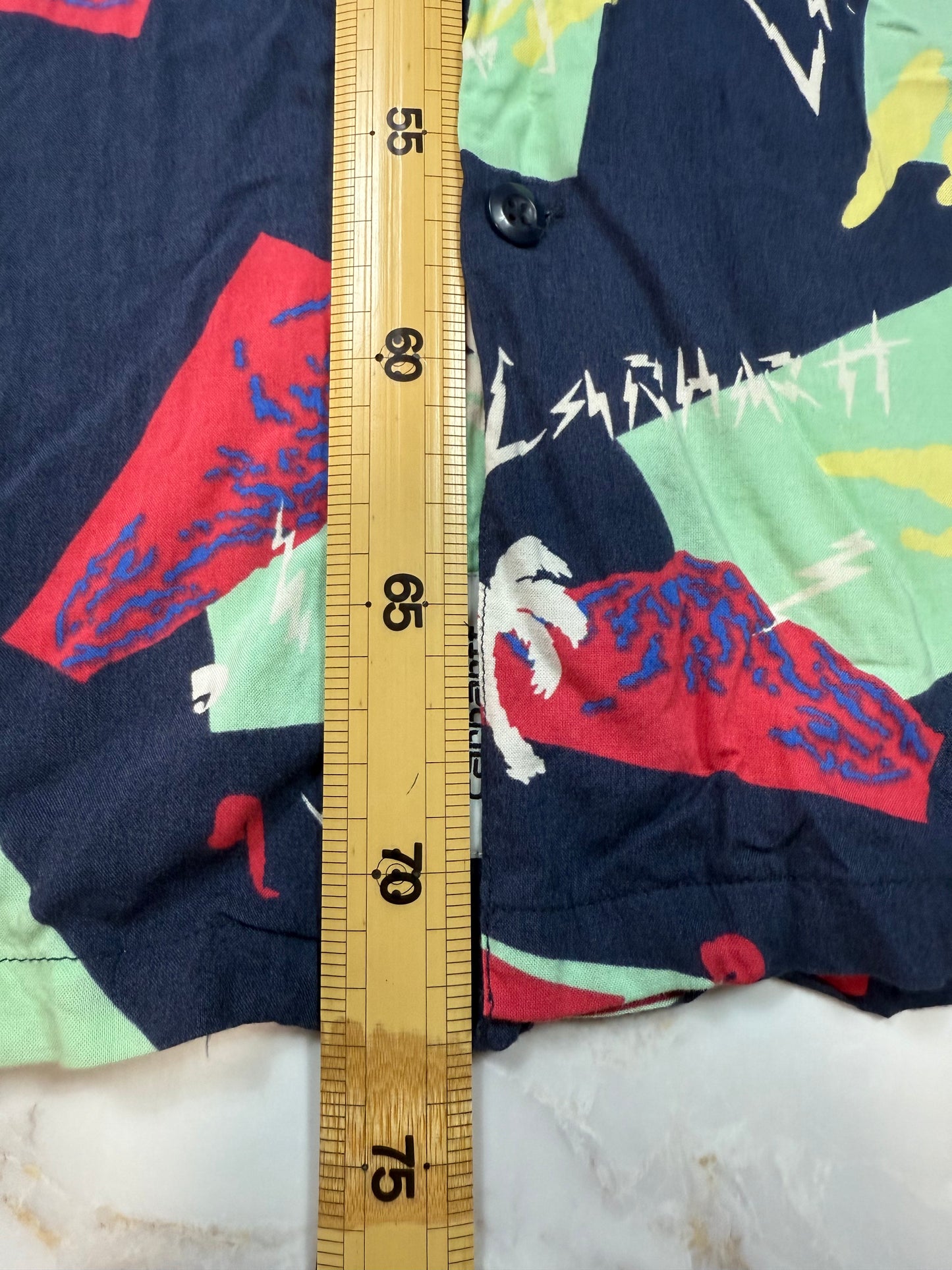 【Carhartt WIP】S/S ANDERSON SHIRT アロハシャツ XLサイズ 総柄 半袖 開襟シャツ ヴィスコース素材