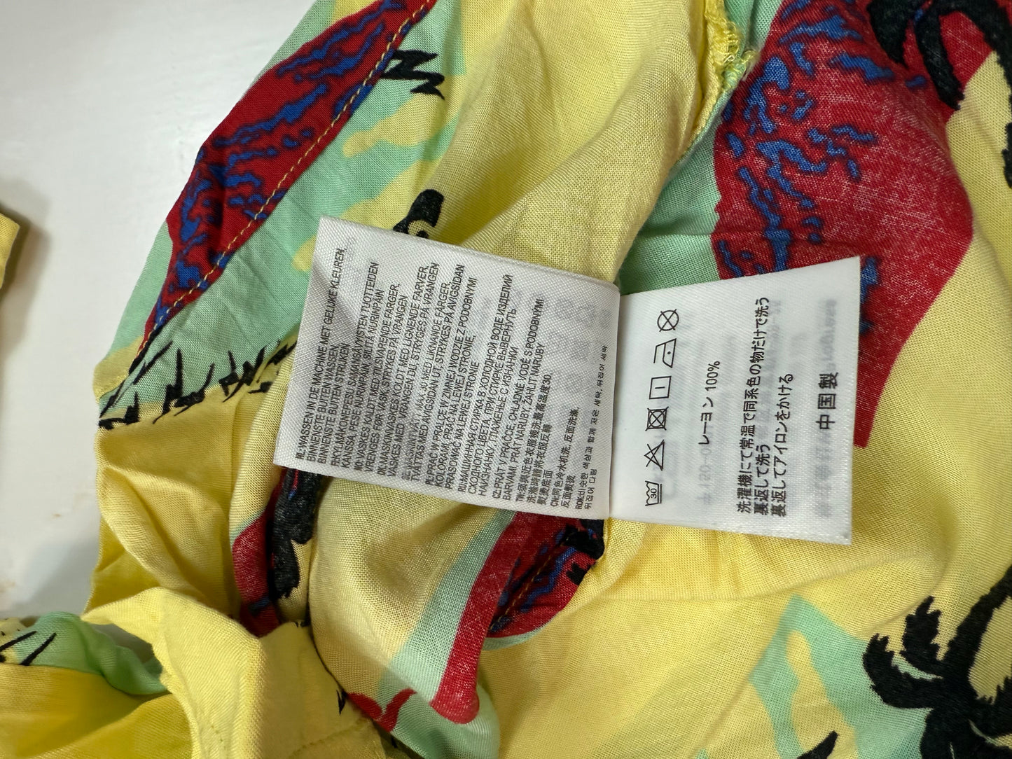 【Carhartt WIP】S/S Anderson Shirt 半袖シャツ アロハシャツ イエロー Mサイズ | カーハート ワークインプログレス