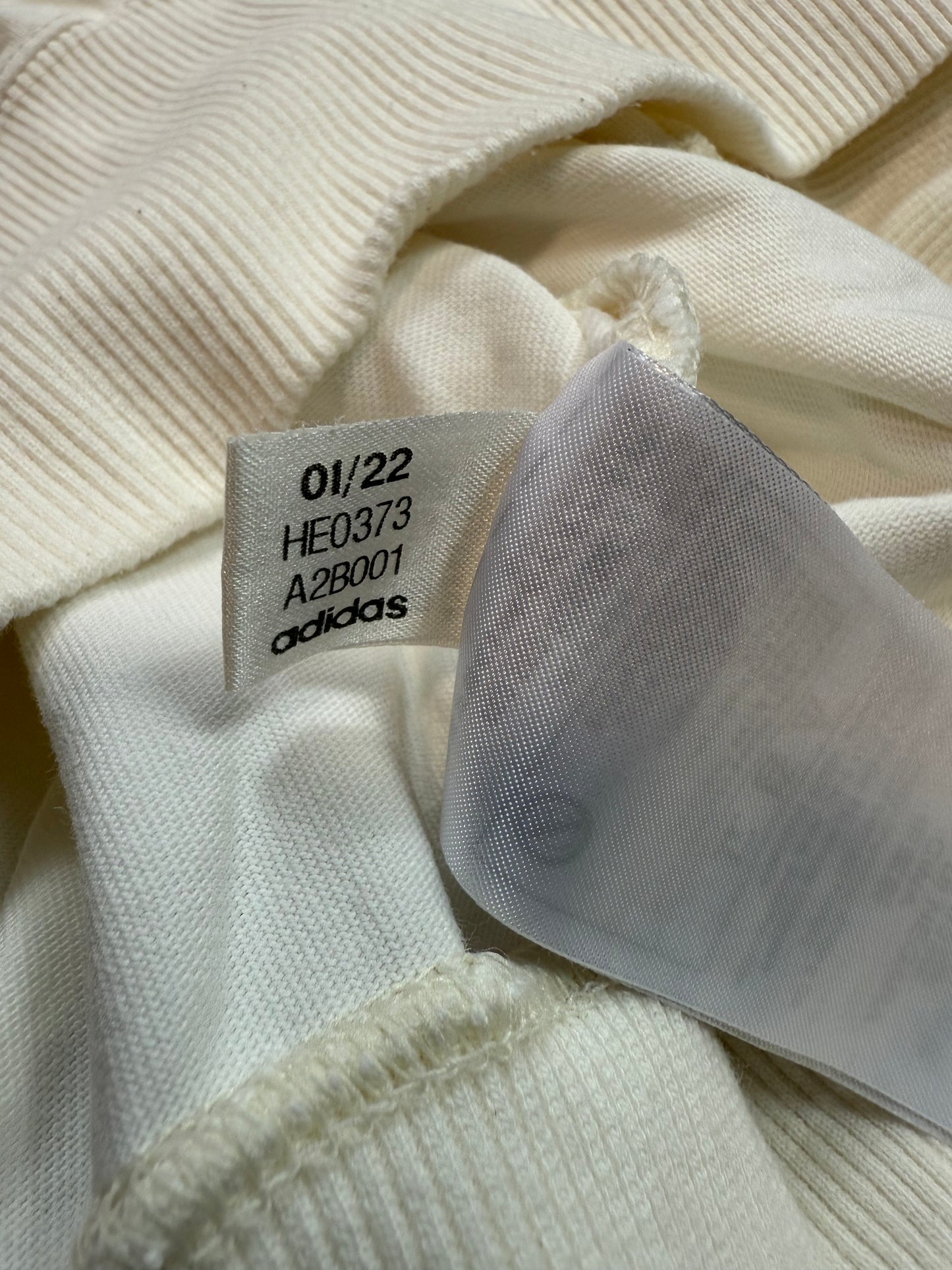 【adidas Originals】オーガニックコットン クロップドTシャツ 半袖 ホワイト レディース Mサイズ