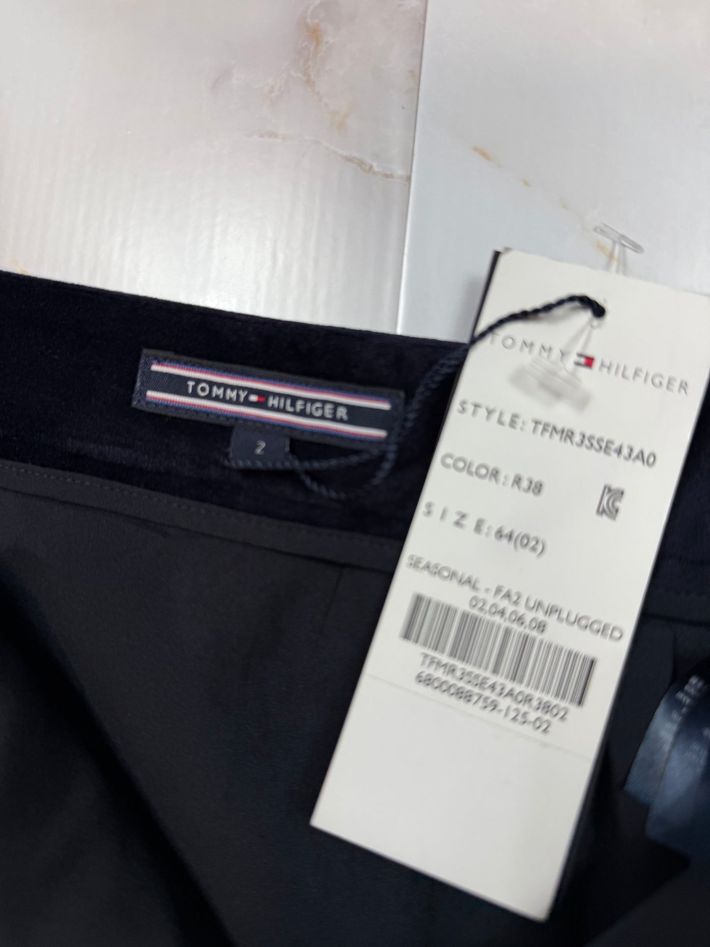 【TOMMY HILFIGER】チェック柄 スカート ウール混 レッド×ネイビー サイズ2 | トミーヒルフィガー レディース 秋冬向け