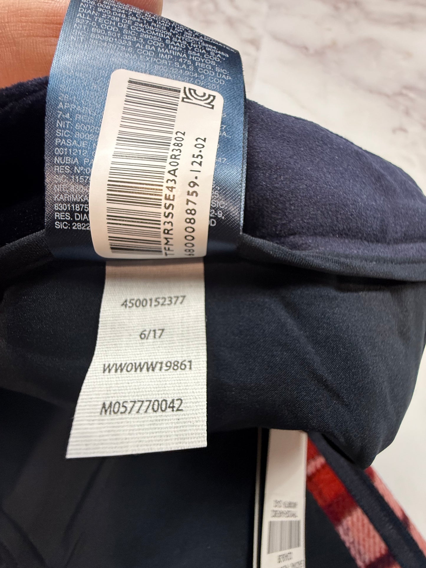 【TOMMY HILFIGER】チェック柄 スカート ウール混 レッド×ネイビー サイズ2 | トミーヒルフィガー レディース 秋冬向け