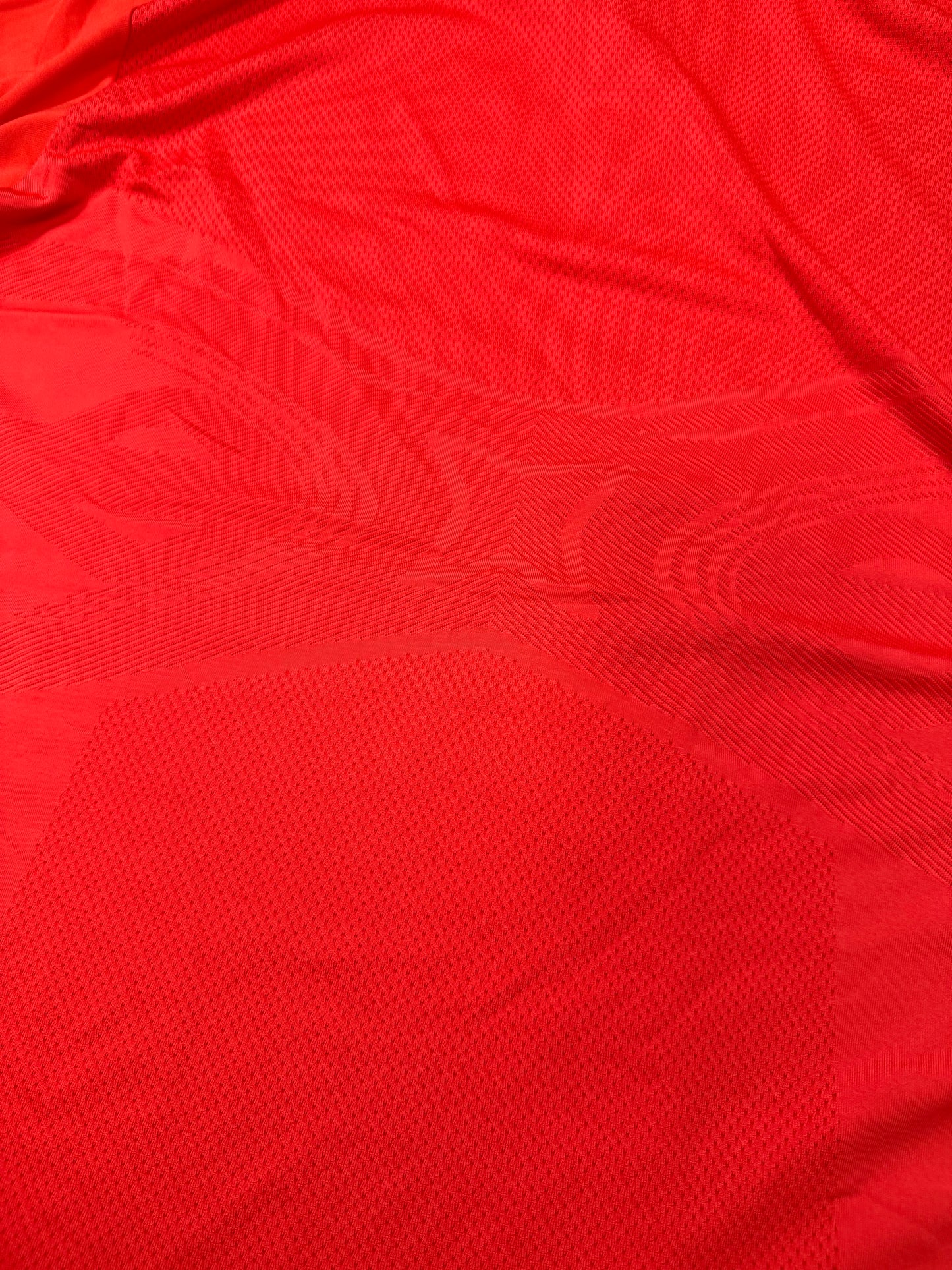 【adidas】アディダス ゴルフポロシャツ CLIMACOOL レッド 半袖 メンズ2XL 吸汗速乾 スポーツウェア