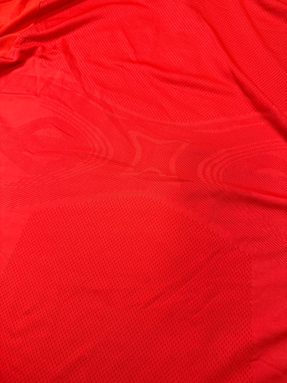 【adidas】アディダス ゴルフポロシャツ CLIMACOOL レッド 半袖 メンズ2XL 吸汗速乾 スポーツウェア