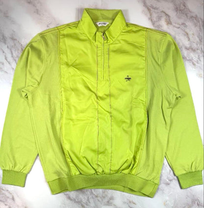 【PING】ピン ゴルフ ハーフジップ ブルゾン ライムグリーン メンズ105 L〜XL ゴルフウェア PMR71TS008