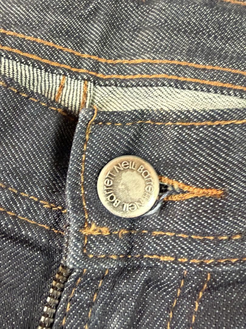 Neil Barrett ダークデニムパンツ イタリア製 メンズ スリムデニム Neil Barrett Italy