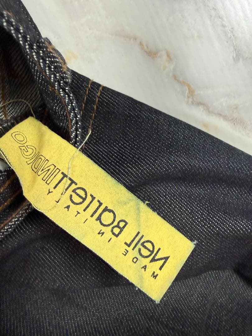 Neil Barrett ダークデニムパンツ イタリア製 メンズ スリムデニム Neil Barrett Italy