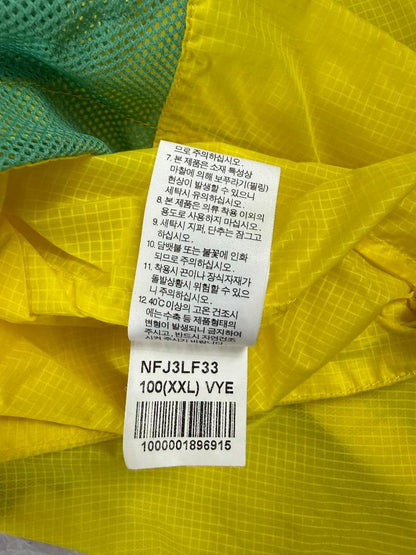 THE NORTH FACE ノースフェイス ランニングジャケット イエロー XXL 軽量 ナイロン ジャケット NFJ3LF33