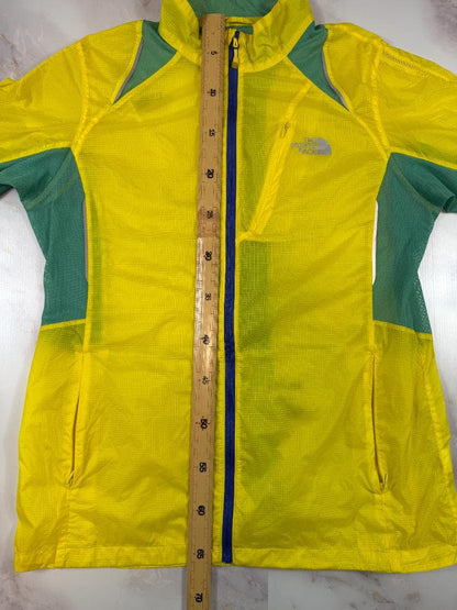 THE NORTH FACE ノースフェイス ランニングジャケット イエロー XXL 軽量 ナイロン ジャケット NFJ3LF33