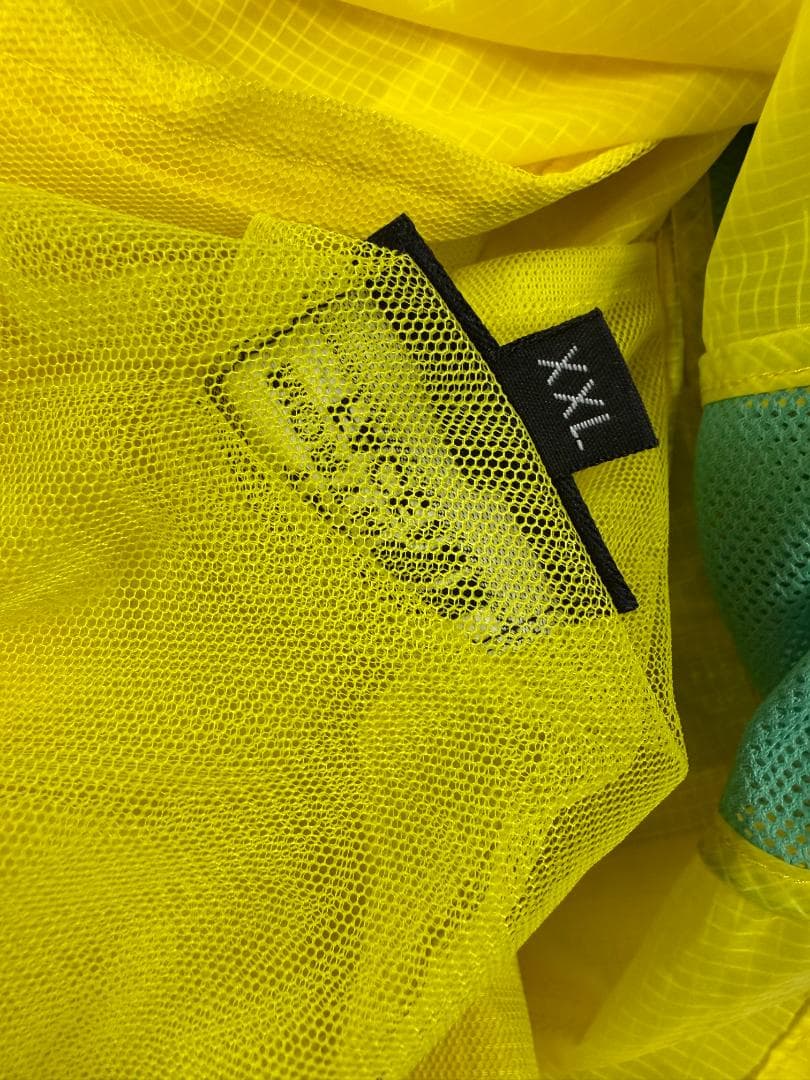 THE NORTH FACE ノースフェイス ランニングジャケット イエロー XXL 軽量 ナイロン ジャケット NFJ3LF33
