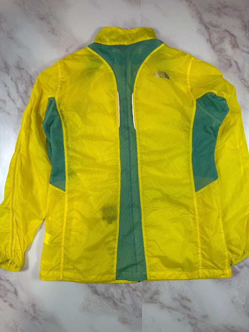 THE NORTH FACE ノースフェイス ランニングジャケット イエロー XXL 軽量 ナイロン ジャケット NFJ3LF33